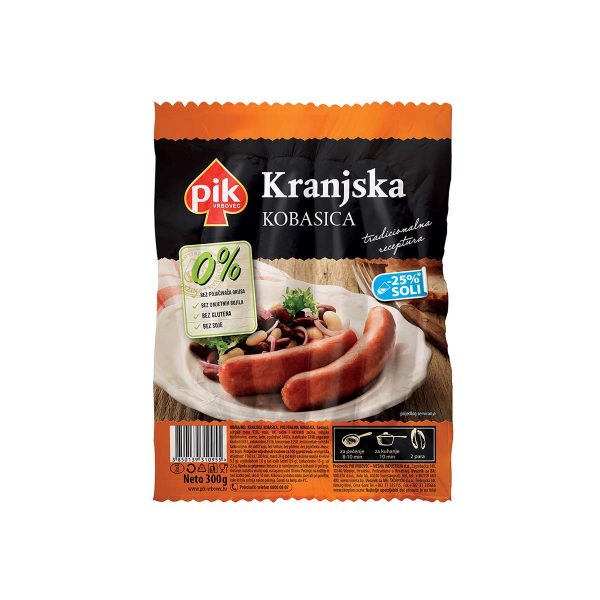 Kranjska kobasica 300g vak., PIK Vrbovec