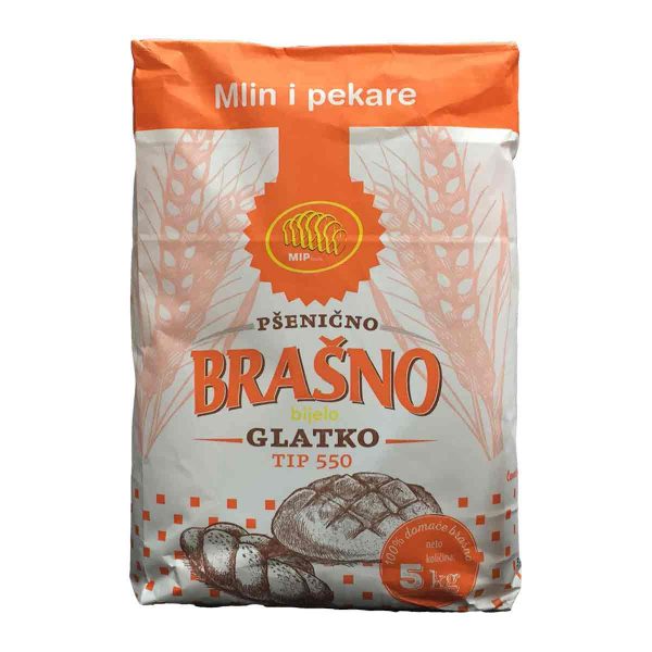 Pšenično brašno glatko tip 550 5 kg, Mlin i pekare