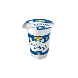 Kiselo vrhnje ‘z bregov 12% m.m. 200g, Vindija