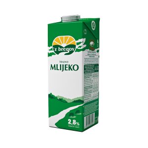 Mlijeko trajno 'z bregov 2,8% m.m. 1L, Vindija