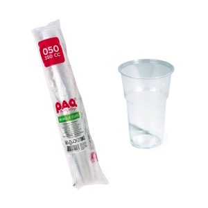 Čaše plastične Bubble prozirne 0,35L 50kom
