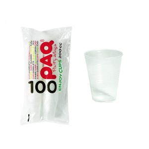 Čaše plastične Enjoy prozirne 0,2L 2x50kom