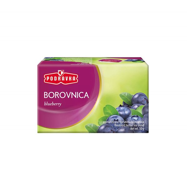 Čaj borovnica 50g, Podravka