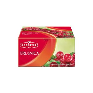 Čaj brusnica XXL obiteljsko pakiranje 80g Podravka