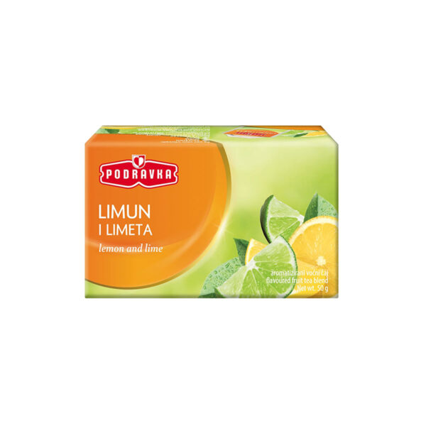 Čaj limun-limeta borovnica 50g Podravka