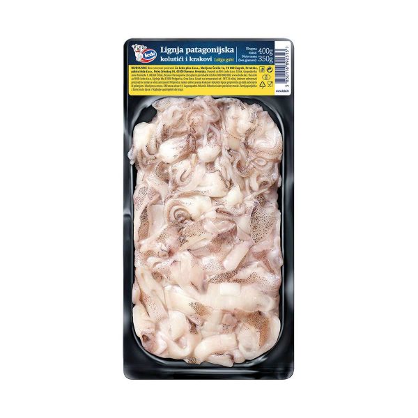 Lignja patagonijska kolutići i krakovi 400g, Ledo