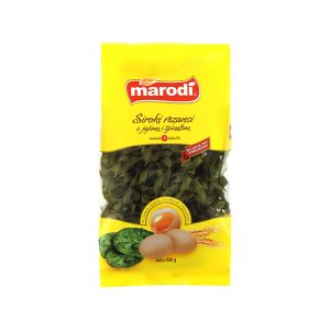 Tjestenina široki rezanci s jajima i špinatom 400g, Marodi