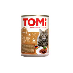 Tomi konzerva za mačke perad/jetra 400g