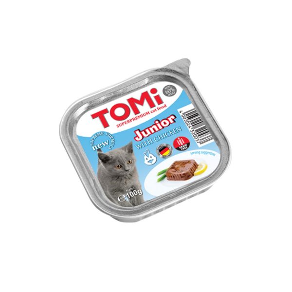 Tomi pašteta za mačke Junior 100g