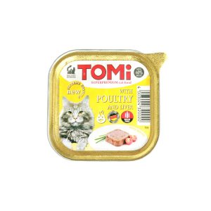 Tomi pašteta za mačke perad/jetra 100g