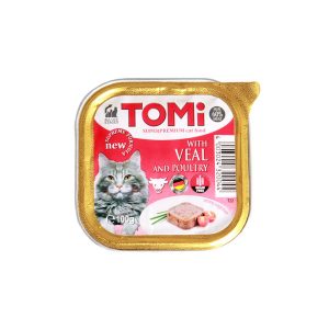 Tomi pašteta za mačke teletina/perad 100g