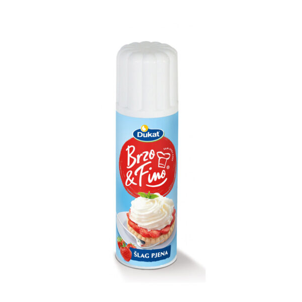 Brzo&Fino šlag pjena 30% m.m. 250mL, Dukat