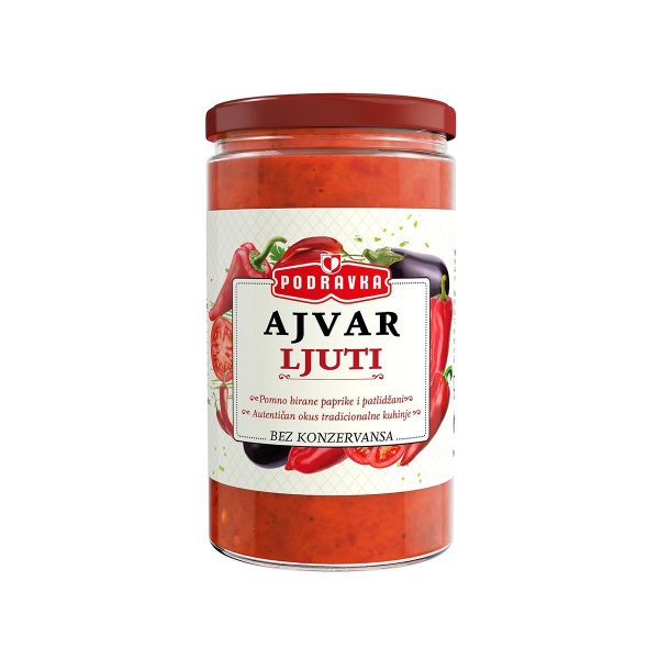 Ajvar ljuti 690g, Podravka