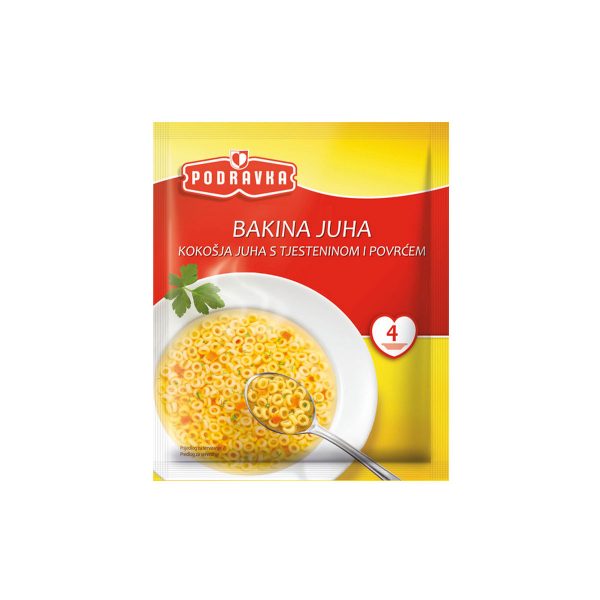 Bakina juha 46g, Podravka