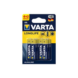 Baterije Varta Longlife Extra LR6 AA 1,5V 4kom+2gratis