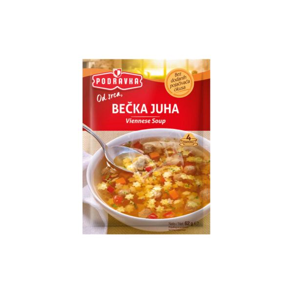 Bečka juha 62g, Podravka