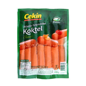 Cekin pileće hrenovke koktel 450g, Vindija