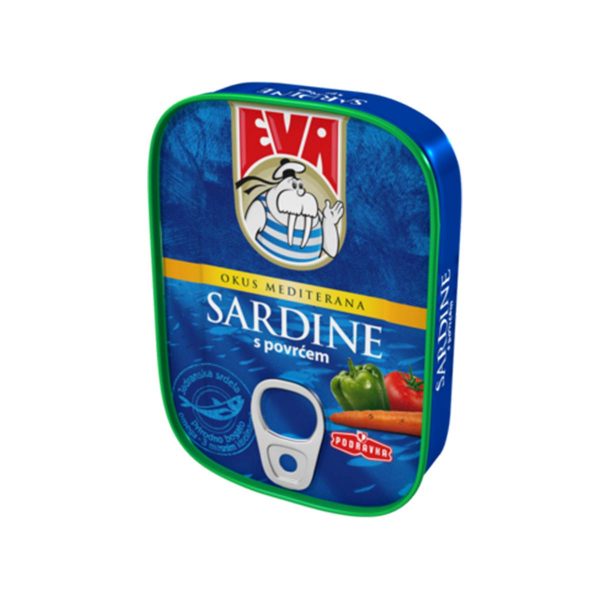 Eva sardine s povrćem 115g