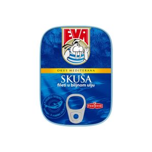 Eva skuša fileti u biljnom ulju 115g