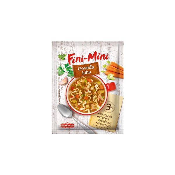 Fini-Mini goveđa juha 18g, Podravka