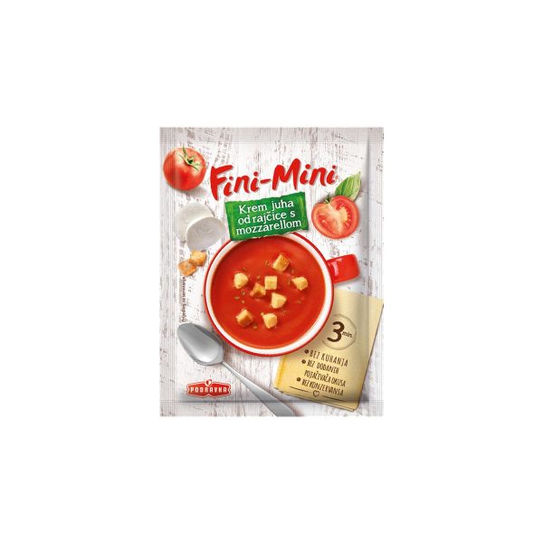 Fini-Mini krem juha od rajčice i mozzarelle 23g, Podravka