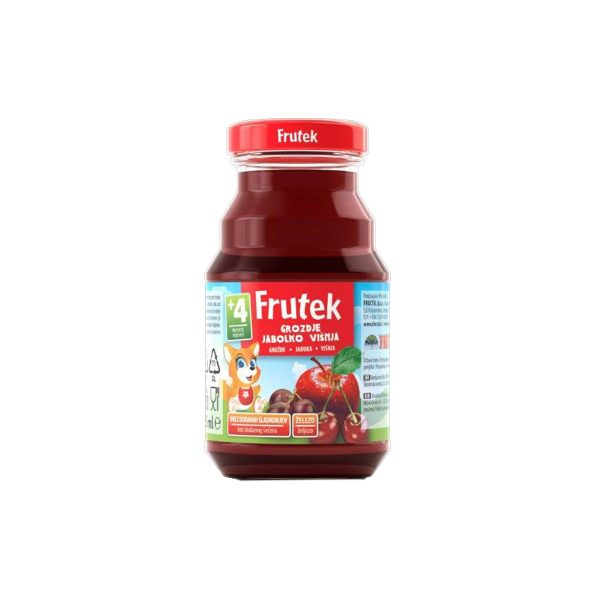 Frutek sok grožđe, jabuka i višnja, Fructal