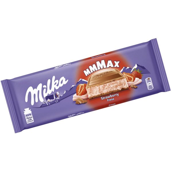 Milka MMMAX mliječna čokolada s okusom jagode 300 g