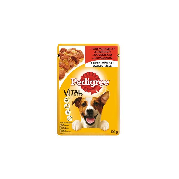 Pedigree s govedinom u želeu 100g