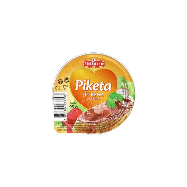 Piketa jetrena pašteta 95g, Podravka