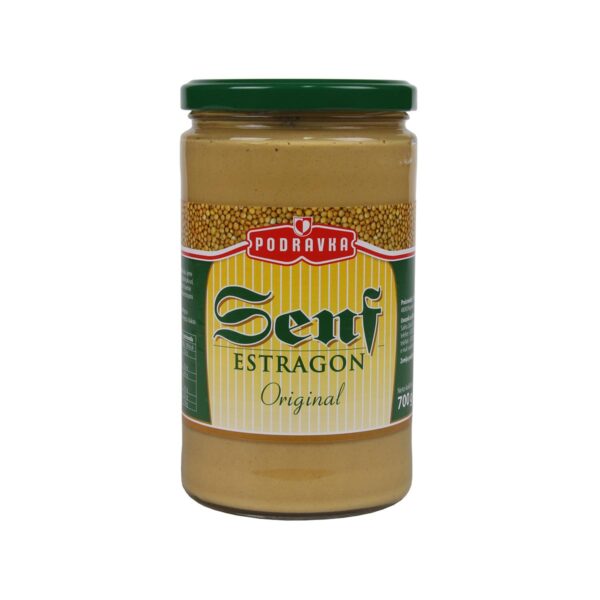 Senf s okusom estragona 700g, Podravka