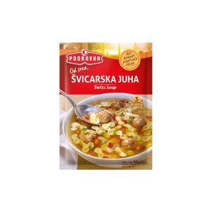 Švicarska juha 54g, Podravka