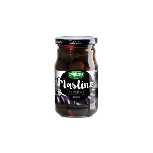 Crne odgorčene stolne masline 350g, Zvijezda