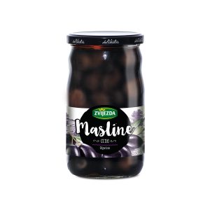 Crne odgorčene stolne masline 700g, Zvijezda