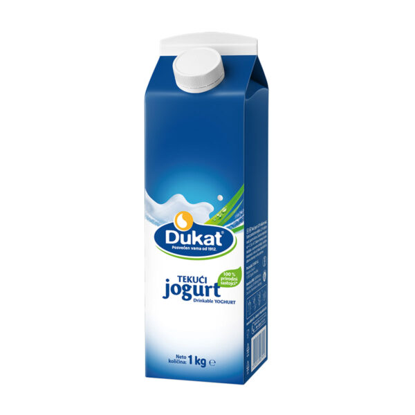Jogurt tekući s 2,8% m.m. 1kg, Dukat
