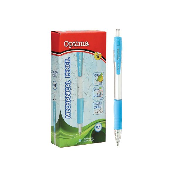 Olovka tehnička Optima Grippy 0,5mm svijetlo plava