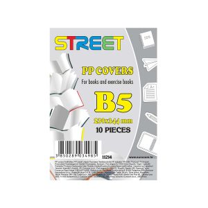 Omotnice za bilježnice B5 Street 10kom