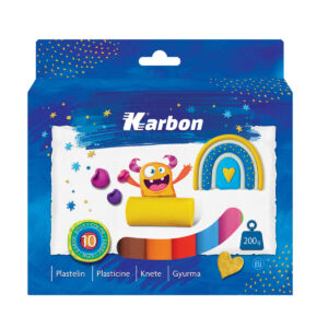Plastelin Pinky10 boja 200 g Karbon