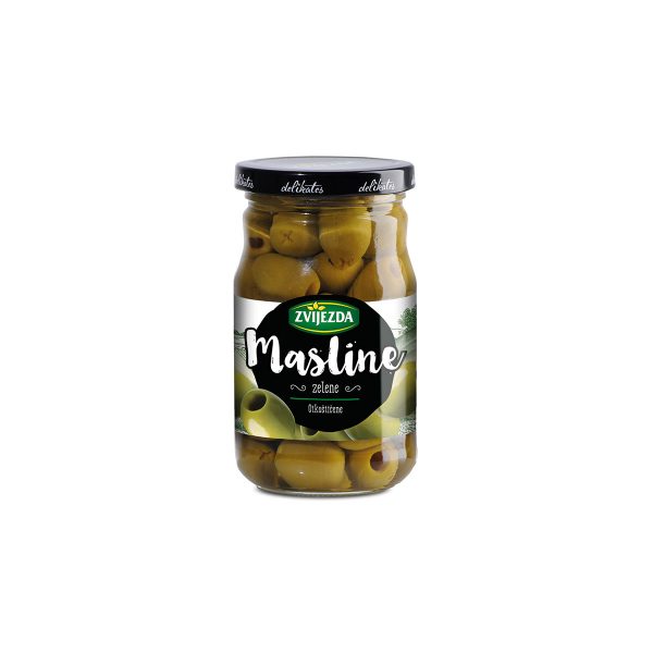 Zelene otkoštičene stolne masline 350g, Zvijezda