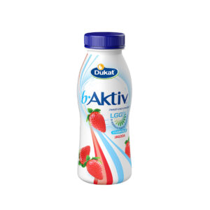 b.Aktiv LGG jogurt 1,5% m.m. jagoda 330g, Dukat