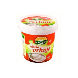 Kiselo vrhnje ‘z bregov 25% m.m. 900g, Vindija