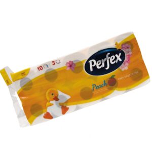 Toaletni papir Perfex breskva 3 sloja, 10/1