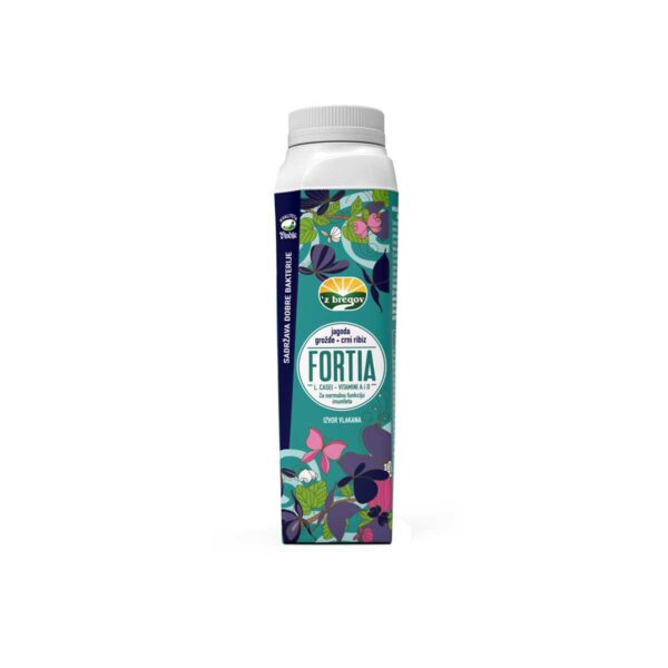 'z bregov Fortia tek. jogurt jagoda, grožđe, c.ribiz 330g