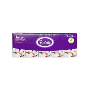 Papirnate maramice Classic 10/1, Violeta