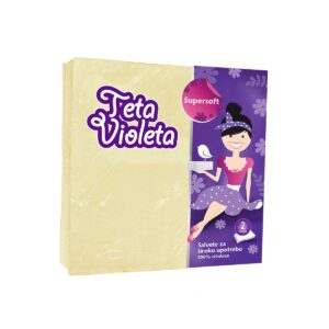Teta Violeta Supersoft salvete bež 25/1, Violeta