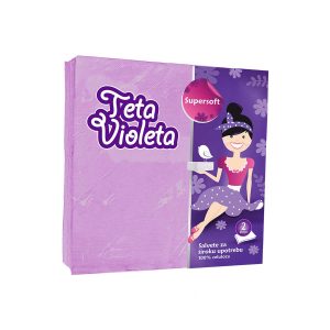 Teta Violeta Supersoft salvete lila 25/1, Violeta