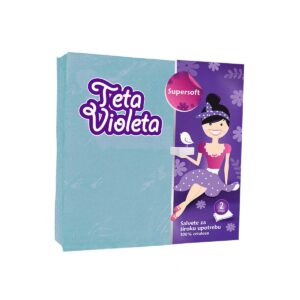 Teta Violeta Supersoft salvete plave 25/1, Violeta