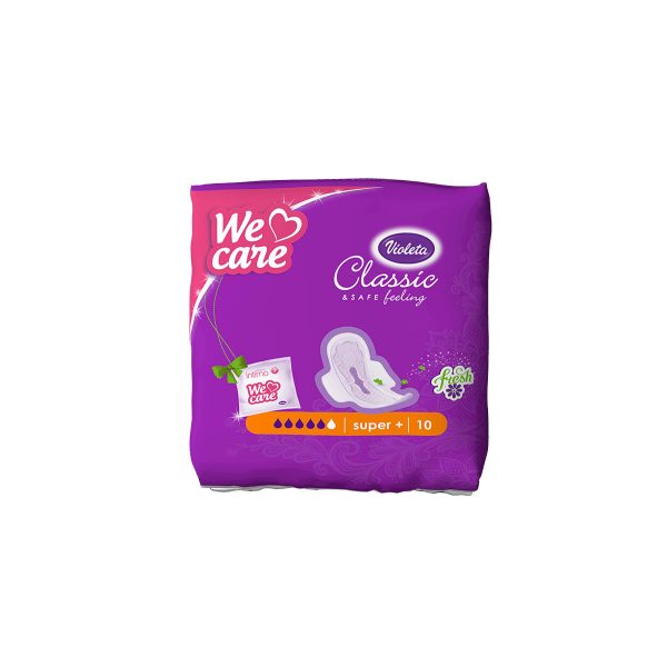 Cotton Sensitive feeling, higijenski ulošci super plus 10/1, Violeta