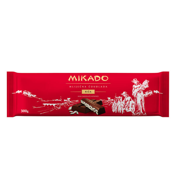 Mikado mliječna čokolada s rižom 300g, Zvečevo