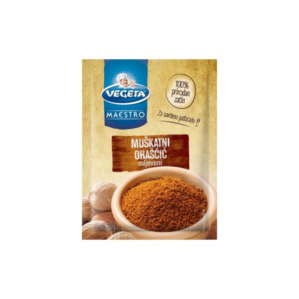 Vegeta Maestro Muškatni oraščić mljeveni 15g, Podravka