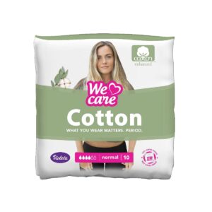 We Care Cotton sensitive hig. ulošci normal 10/1, Violeta